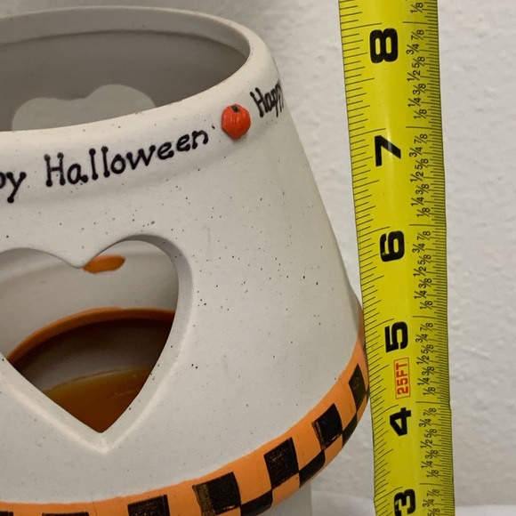 Ceramic Halloween Candle Lamp W/ Ghosts - Picture 6 of 7